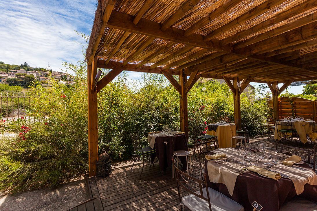Logis Le Relais Sarrasin Otel Vezenobres Dış mekan fotoğraf